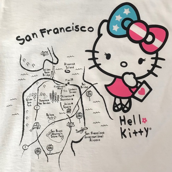 NEW Limited Edition Hello Kitty SF Tee - Picture 1 of 4